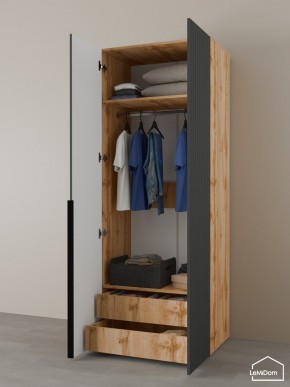 Шкаф Linnea MHR-2-3 2050х800х510 (ДВ-М 11.1.25) в Ижевске - izhevsk.ok-mebel.com | фото 6
