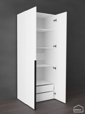 Шкаф Linnea MHR-2-4 2050х800х510 (Белый-М 11.1.1) в Ижевске - izhevsk.ok-mebel.com | фото 6