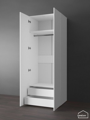 Шкаф Linnea MHR-2PO-3 2050х800х510 (Белый-М 11.1.1) в Ижевске - izhevsk.ok-mebel.com | фото 5