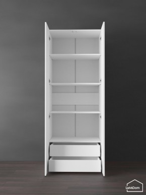 Шкаф Linnea MHR-2PO-4 2050х800х510 (Белый-М 11.1.1) в Ижевске - izhevsk.ok-mebel.com | фото 6