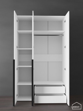 Шкаф Linnea MHR-3-2 2050х1200х510 (Белый-М 11.1.1) в Ижевске - izhevsk.ok-mebel.com | фото 6