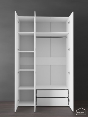 Шкаф Linnea MHR-3PO-2 2050х1200х510 (Белый-М 11.1.2) в Ижевске - izhevsk.ok-mebel.com | фото 6