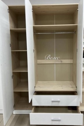 Шкаф "Милана" 3-х створчатый с 2 ящиками в Ижевске - izhevsk.ok-mebel.com | фото 2