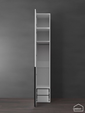 Шкаф с антресолью Linnea MHR-1A-3 2450х400х510 (Белый-М 11.1.1) в Ижевске - izhevsk.ok-mebel.com | фото 5