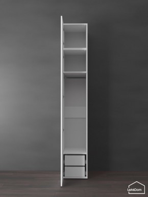 Шкаф с антресолью Linnea MHR-1POA-3 2450х400х510 (Белый-М 11.1.2) в Ижевске - izhevsk.ok-mebel.com | фото 5