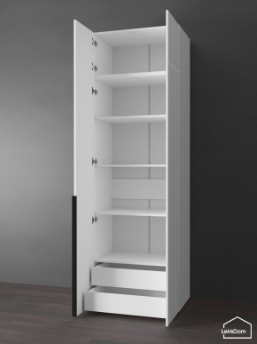 Шкаф с антресолью Linnea MHR-2A-4 2450х800х510 (Белый-М 11.1.1) в Ижевске - izhevsk.ok-mebel.com | фото 5