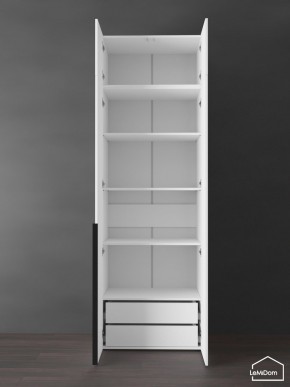 Шкаф с антресолью Linnea MHR-2A-4 2450х800х510 (Белый-М 11.1.2) в Ижевске - izhevsk.ok-mebel.com | фото 6
