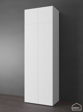 Шкаф с антресолью Linnea MHR-2POA-3 2450х800х510 (Белый-М 11.1.1) в Ижевске - izhevsk.ok-mebel.com | фото