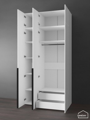 Шкаф с антресолью Linnea MHR-3A-2 2450х1200х510 (Белый-М 11.1.1) в Ижевске - izhevsk.ok-mebel.com | фото 5
