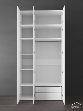 Шкаф с антресолью Linnea MHR-3POA-2 2450х1200х510 (Белый-М 11.1.2) в Ижевске - izhevsk.ok-mebel.com | фото 6