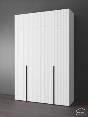 Шкаф с антресолью Linnea MHR-4A-1 2450х1600х510 (Белый-М 11.1.2) в Ижевске - izhevsk.ok-mebel.com | фото