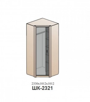 Шкаф ШЕР Дуб серый/айронвуд серебро (ШК-2321) в Ижевске - izhevsk.ok-mebel.com | фото