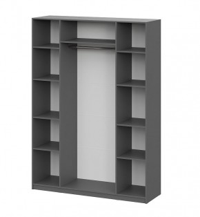 Шкаф ШК-5 (1600) Графит серый в Ижевске - izhevsk.ok-mebel.com | фото 3