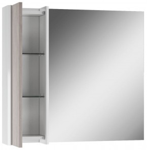 Шкаф-зеркало Uno 80 Дуб серый левый/правый Домино (DU1504HZ) в Ижевске - izhevsk.ok-mebel.com | фото 4