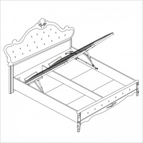 Спальня Мишель 4-х ств 1600 (белый матовый/экокожа) в Ижевске - izhevsk.ok-mebel.com | фото 4