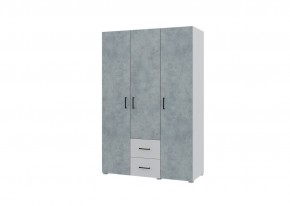 Спальный гарнитур VICTOR (модульный) Белый-Бетон в Ижевске - izhevsk.ok-mebel.com | фото 6