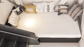 Стандарт Кровать 0900, цвет венге, ШхГхВ 93,5х203,5х70 см., сп.м. 900х2000 мм., без матраса, основание есть в Ижевске - izhevsk.ok-mebel.com | фото 6