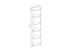 СКАНДИ СДУ370.1 Стеллаж угловой в Ижевске - izhevsk.ok-mebel.com | фото 2