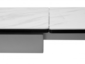 Стол BELLUNO 160 MARBLES KL-99 Белый мрамор матовый, итальянская керамика/ белый каркас, ®DISAUR в Ижевске - izhevsk.ok-mebel.com | фото 9
