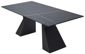 Стол БОГАРТ 200 TITANIUM BLACK PULIDO, керамика / Черный М-City в Ижевске - izhevsk.ok-mebel.com | фото 5