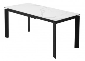 Стол CORNER 120 HIGH GLOSS STATUARIO керамика, стекло/ черный каркас, ®DISAUR в Ижевске - izhevsk.ok-mebel.com | фото 6