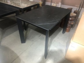 Стол CORNER 120 MATT BLACK MARBLE SOLID CERAMIC / BLACK, ®DISAUR в Ижевске - izhevsk.ok-mebel.com | фото 2