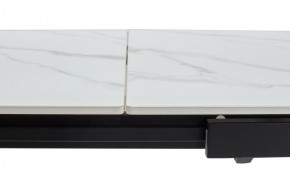 Стол CORNER 120 MATT WHITE MARBLE SOLID CERAMIC / BLACK, ®DISAUR в Ижевске - izhevsk.ok-mebel.com | фото 5