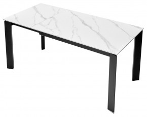 Стол CORNER 120 MATT WHITE MARBLE SOLID CERAMIC / BLACK, ®DISAUR в Ижевске - izhevsk.ok-mebel.com | фото 7