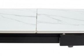 Стол CORNER 120 MATT WHITE MARBLE SOLID CERAMIC / BLACK, ®DISAUR в Ижевске - izhevsk.ok-mebel.com | фото 8