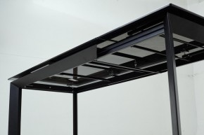 Стол CREMONA 140 KL-99 Белый мрамор матовый, итальянская керамика / черный каркас, ®DISAUR в Ижевске - izhevsk.ok-mebel.com | фото 13