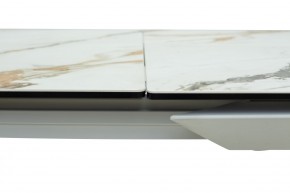 Стол CREMONA 160 KL-188 Контрастный мрамор / белый каркас, ®DISAUR в Ижевске - izhevsk.ok-mebel.com | фото 5