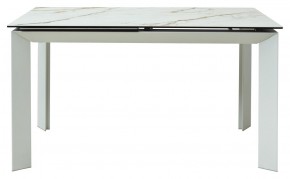Стол CREMONA 160 KL-188 Контрастный мрамор / белый каркас, ®DISAUR в Ижевске - izhevsk.ok-mebel.com | фото 5