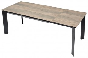 Стол CREMONA 180 KL-61 Под дерево, итальянская керамика / черный каркас, ®DISAUR в Ижевске - izhevsk.ok-mebel.com | фото 2