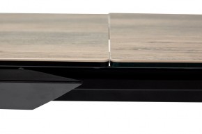 Стол CREMONA 180 KL-61 Под дерево, итальянская керамика / черный каркас, ®DISAUR в Ижевске - izhevsk.ok-mebel.com | фото 4