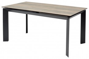 Стол CREMONA 180 KL-61 Под дерево, итальянская керамика / черный каркас, ®DISAUR в Ижевске - izhevsk.ok-mebel.com | фото 5