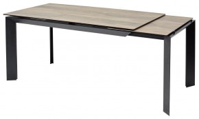 Стол CREMONA 180 KL-61 Под дерево, итальянская керамика / черный каркас, ®DISAUR в Ижевске - izhevsk.ok-mebel.com | фото 7
