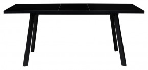 Стол ФИН 120 Черный, стекло/ Черный каркас М-City в Ижевске - izhevsk.ok-mebel.com | фото