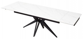 Стол FORIO 160 MATT WHITE MARBLE SOLID CERAMIC / BLACK, ®DISAUR в Ижевске - izhevsk.ok-mebel.com | фото 7