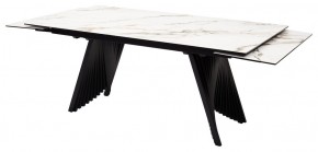 Стол IVAR 180 MARBLES KL-188 Контрастный мрамор, итальянская керамика, ®DISAUR в Ижевске - izhevsk.ok-mebel.com | фото 7