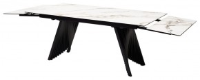Стол IVAR 180 MARBLES KL-188 Контрастный мрамор, итальянская керамика, ®DISAUR в Ижевске - izhevsk.ok-mebel.com | фото 9