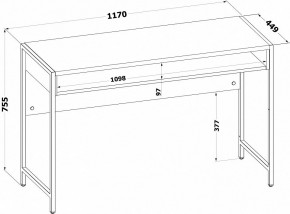 Стол письменный СПМ-401 в Ижевске - izhevsk.ok-mebel.com | фото 3