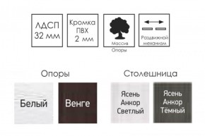 Стол раскладной Ялта-2 (опоры массив резной) в Ижевске - izhevsk.ok-mebel.com | фото 4