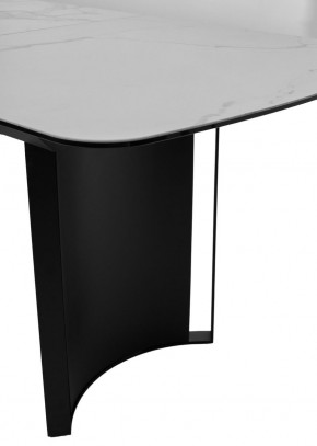 Стол RASMUS 160 TL-45 Белый мрамор, испанская керамика / черный каркас, ®DISAUR в Ижевске - izhevsk.ok-mebel.com | фото 7