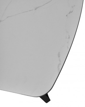 Стол RASMUS 160 TL-45 Белый мрамор, испанская керамика / черный каркас, ®DISAUR в Ижевске - izhevsk.ok-mebel.com | фото 6