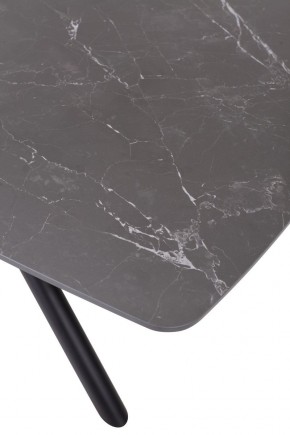 Стол RIVOLI 140 MATT BLACK MARBLE SOLID CERAMIC / BLACK, ®DISAUR в Ижевске - izhevsk.ok-mebel.com | фото 10