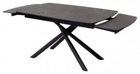 Стол RIVOLI 140 MATT BLACK MARBLE SOLID CERAMIC / BLACK, ®DISAUR в Ижевске - izhevsk.ok-mebel.com | фото 6