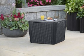Стол-сундук Лузон Плюс (Luzon Plus Flat Wicker), графит в Ижевске - izhevsk.ok-mebel.com | фото 1