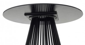 Стол TERNI 120 MATT BLACK MARBLE SOLID CERAMIC Черный мрамор матовый, керамика /Черн.каркас, ®DISAUR в Ижевске - izhevsk.ok-mebel.com | фото 6