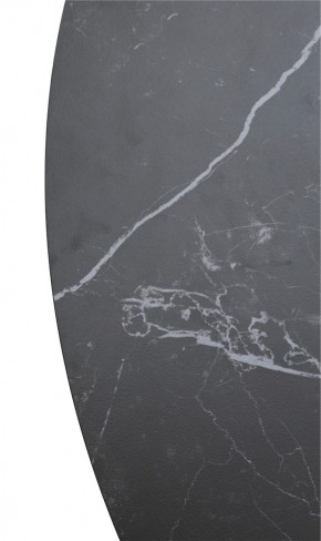 Стол TERNI 120 MATT BLACK MARBLE SOLID CERAMIC Черный мрамор матовый, керамика /Черн.каркас, ®DISAUR в Ижевске - izhevsk.ok-mebel.com | фото 9