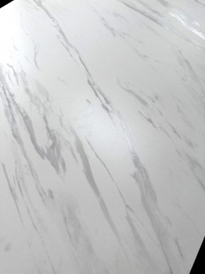 Стол VASTO 180 MARBLES KL-99 Белый мрамор матовый, итальянская керамика/ черный каркас, ®DISAUR в Ижевске - izhevsk.ok-mebel.com | фото 3